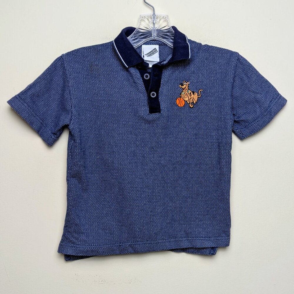 Scooby Doo Basketball Warner Bros‎ Studio Store Boys Vintage 1999 Polo Shirt 3T